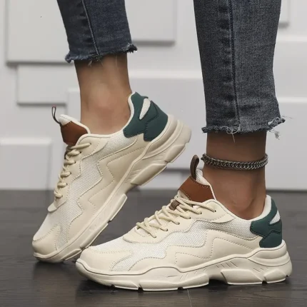 Tênis Feminino / Masculino de Malha Leve Respirável Confortável Versátil Casuais Design Estiloso e Moderno.