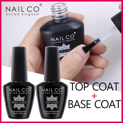 Nailco Gel Esmalte Feminino Capa Superior Base Capa Removedor Mágico Laca Uv.