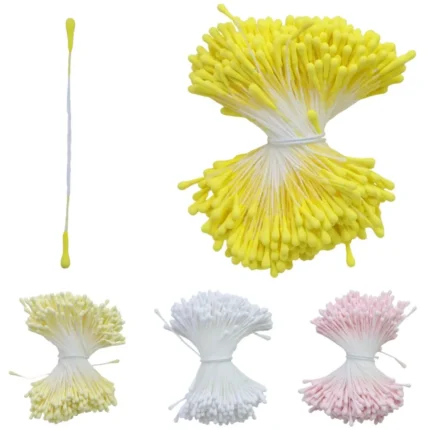Estame De Flor Artificial Para Decoração Doméstica, Mini Pérola Floral, Opções Moulti, Festa De Casamento, Acessórios Diy, 2mm, 400 Peças.