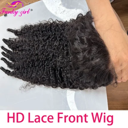 Peruca Lace Cacheada Brasileira Premium - Corte Pixie e Densidade 200%".