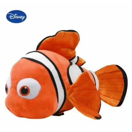 Nemo Boneco de Pelúcia Macio Disney Caroon Filme Procurando o Nemo Brinquedos Peixe Pelúcia Decoração Fofo e Macio.