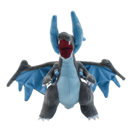 Brinquedos de Pelúcia Animais Mega Charizard Pelúcia Algodão Desenhos Animados Bonecos 22cm.