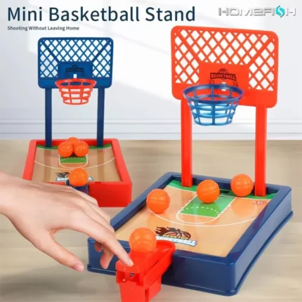 Mini Máquina de Basquete Portátil para Viagem ou Conjunto de Jogos de Escritório, Adequado para Uso Interno ou Externo.