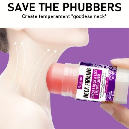 Pink And Purple Magic: Stick Firming Lift Essence 3 Em 1 Um Bastão Atende Às Necessidades de Firmeza dos Seios, Pescoço e Rosto a Fórmula Inovadora Proporciona Um Efeito Tensor Imediato o Uso Contínuo Remodela os Contornos Juvenis Todos os Tipos de Bege Claro.