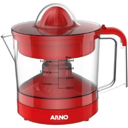 Espremedor de Frutas Arno Express CP32 40W 750ml Vermelho 127V [F002]