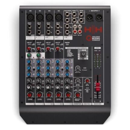 Mesa de Som HH Queensberry Q8FX 8 Canais Preta [F002]