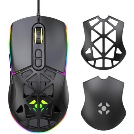 Mouse Gamer Com Fio Fortrek Striker Preto [F002]