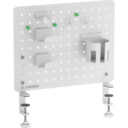 Pegboard Gamer Painel Organizador Fortrek Grid Space 42x48 Branco [F002]