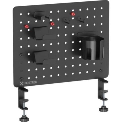 Pegboard Gamer Painel Organizador Fortrek Grid Space 42x48 Preto [F002]