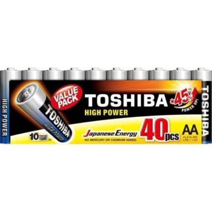 Pilha Alcalina AA 1,5V LR6GCP (C/40 Pilhas) Toshiba [F002]