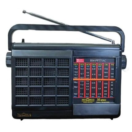 Rádio Portátil Motobras RM-PFT73AC 7 Faixas Preto [F002]