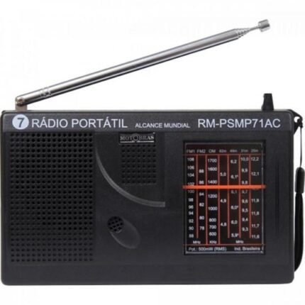 Rádio Portátil Motobras RM-PSMP71AC Preto [F002]