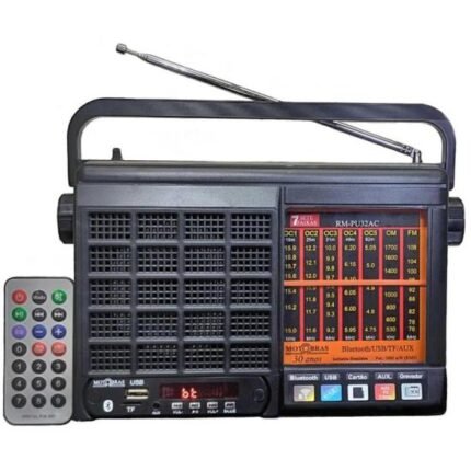 Rádio Portátil Motobras RM-PU32AC 7 Faixas Preto [F002]