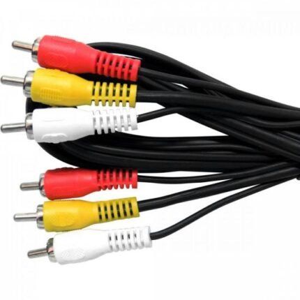 Cabo 3RCA x 3RCA Com 1 Coaxial 1,8m Storm - PCT / 10 [F002]