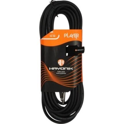 Cabo Para Instrumento Injetado Hayonik Player P10 10m Preto [F002]