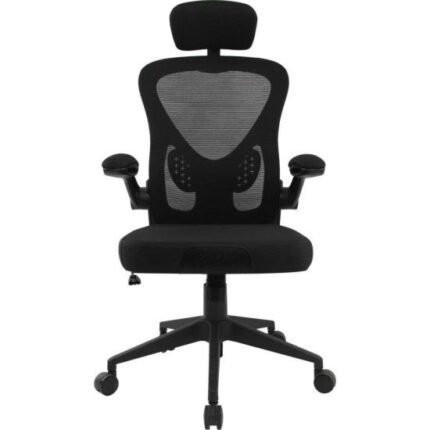 Cadeira de Escritório Ergonômica Fortrek Ergo Base Ajustável Preta [F002]