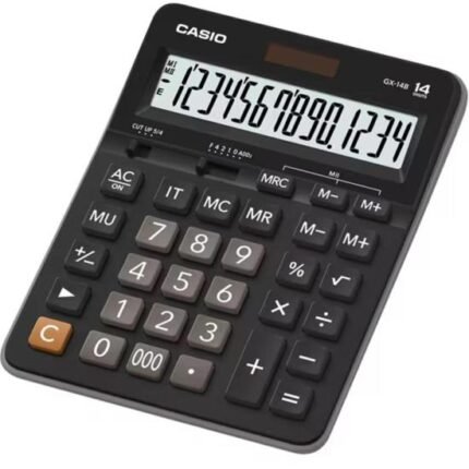 Calculadora De Mesa Casio GX14B 14 Dígitos Preta [F002]
