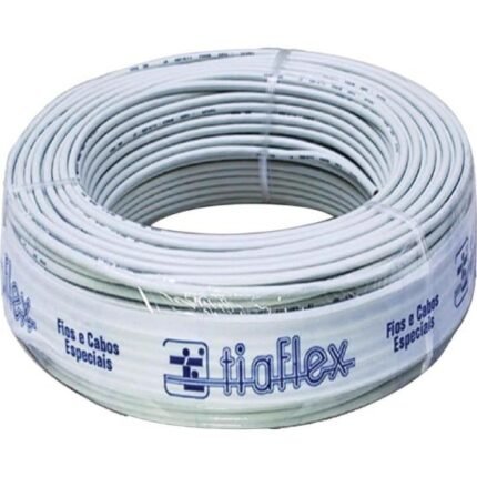 Fio Manga 4 x 22AWG Com Blindagem Bege Tiaflex - RL / 100 [F002]