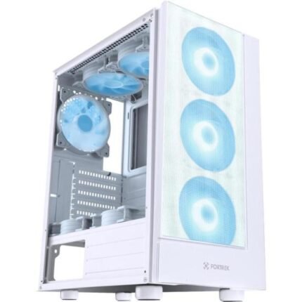 Gabinete Gamer Fortrek Cruiser Mid Tower RGB Branco [F002]