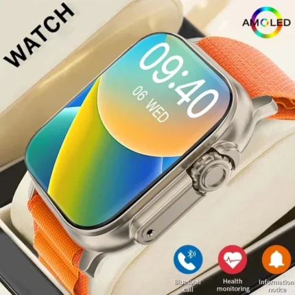Relógio Inteligente LAXASFIT Bluetooth Com Monitor De Frequência Cardíaca.