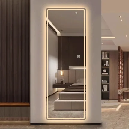 Espelho Corpo Inteiro Decorativo Personalizado para Parede – Design Moderno Econômico