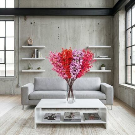 Árvore Flor de Pêssego Artificial 65cm Dobrável – Decoração Elegante para Casa, Festas e Ambientes Sofisticados.