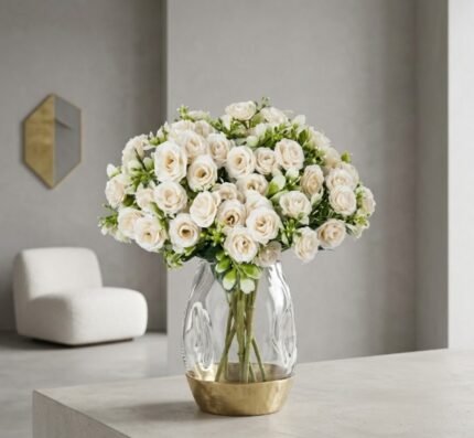 Réplica Botânica de Alta Fidelidade: Rosas Premium para Decoração Interna e Externa.