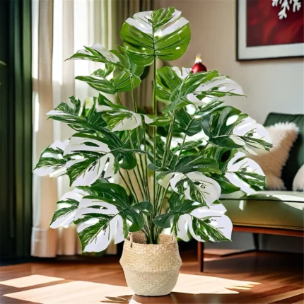 Monstera Planta Artificial Realista.