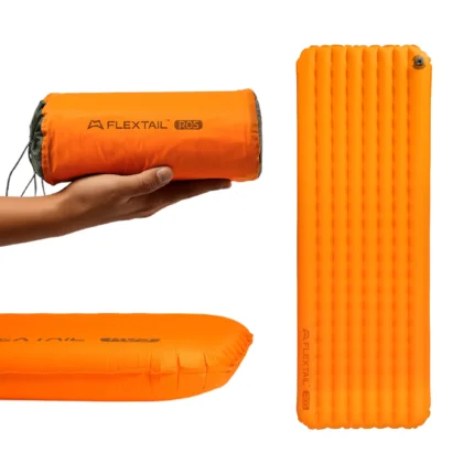 🏕️ Colchão Inflável de Camping FLEXTAIL R05 | Ultra Leve, Isolante R5.6, 4 Estações
