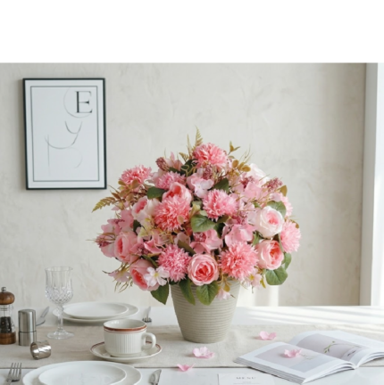 Arranjo Premium de Peônias e Rosas: Elegância Infinita para sua Casa.